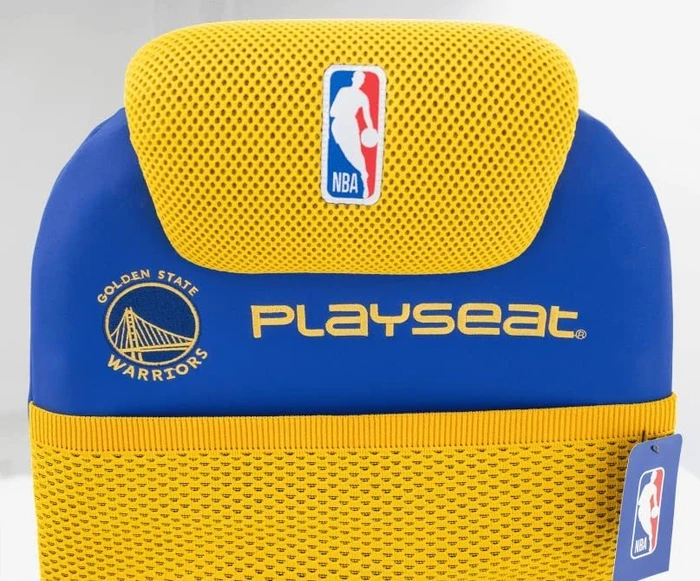 Playseat Champ NBA Edition Golden State Warriors Gamingstuhl, gelb/blau
