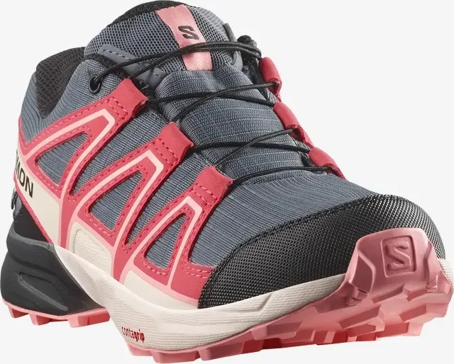 Salomon Speedcross Waterproof grisaille/hushed violet/rouge red (Junior)
