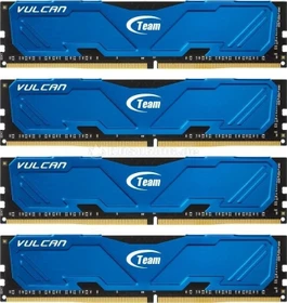 TeamGroup Vulcan blau UDIMM 16GB Kit, DDR4-2800, CL16-16-16-36