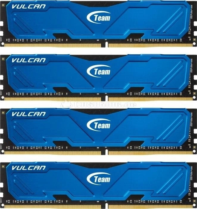 TeamGroup Vulcan blau UDIMM 16GB Kit, DDR4-2800, CL16-16-16-36