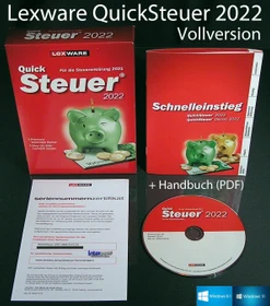 Lexware QuickSteuer 2022 (deutsch) (PC) (06810-0081)