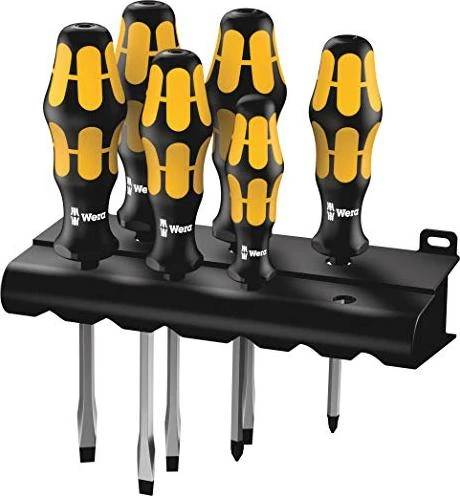 Wera Kraftform Plus Serie 900 932 S/6 Schraubendrehersatz, 6-tlg.