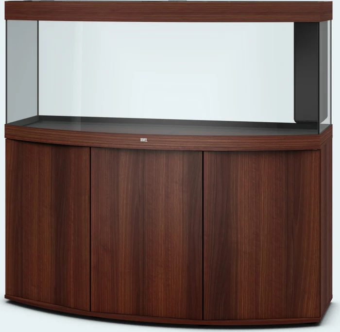 Juwel Vision 450 LED Aquarium-Set mit Unterschrank, dunkles Holz/dunkles Holz, 450l