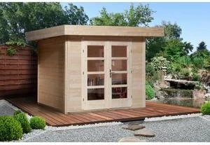 Weka 126+ 295x211cm Gartenhaus natur