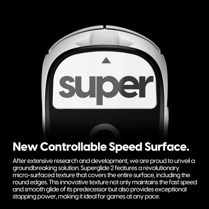 Pulsar Gaming Gears Superglide 2 für Logitech G Pro X Superlight 2, Mausgleiter, weiß