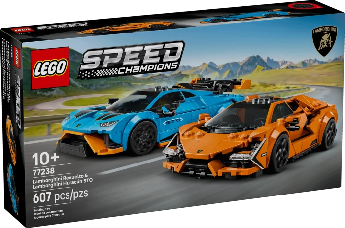 LEGO Speed Champions - Lamborghini Revuelto und Huracán STO