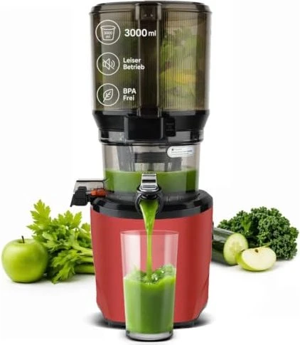 Kuvings AUTO10S Hands-Free Slow Juicer mattrot