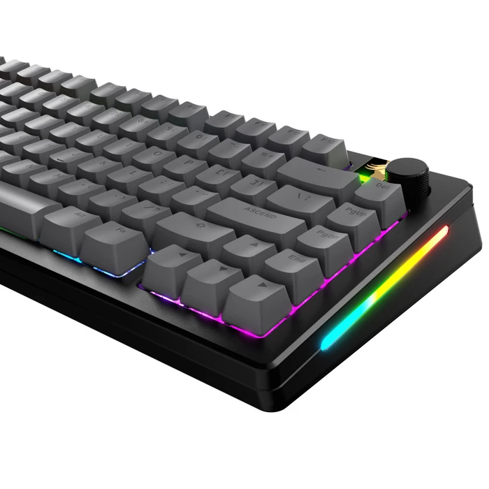 Glorious GPBT Basics Keycaps, Kunststoff (PBT), Armor Grey, grau, 130 Tasten, ANSI-US