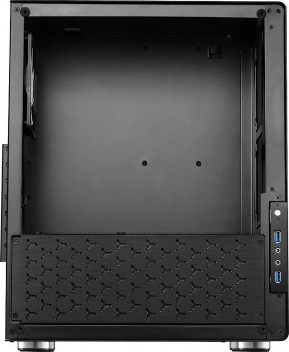 Jonsbo U4, schwarz, Glasfenster