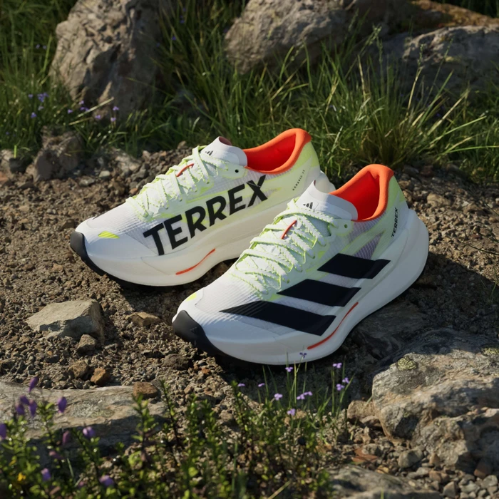 adidas Terrex Agravic TT cloud white/core black/semi impact orange (Damen)
