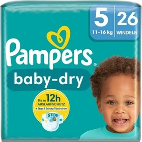 Pampers Baby-Dry Gr.5 Einwegwindel, 11-16kg, 26 Stück