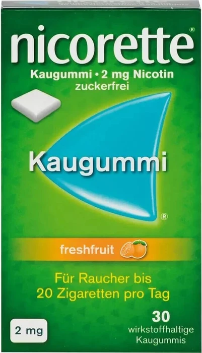 Pharma Gerke Nicorette Freshfruit 2mg Kaugummis