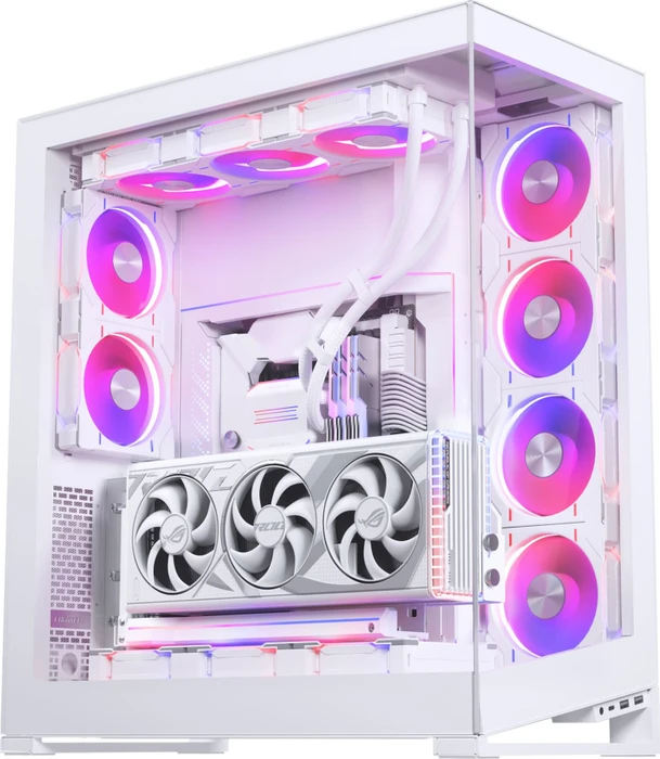 Phanteks Premium Vertical GPU Bracket Riser Card, gewinkelt, PCIe 4.0, 220mm, weiß