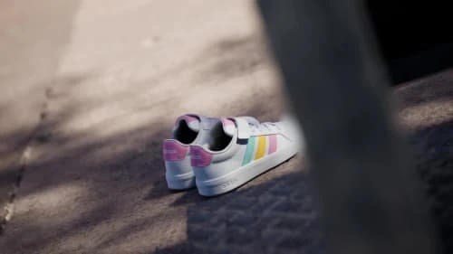 adidas Grand Court 3.0 cloud white/bliss pink/lucid tangerine (Junior)
