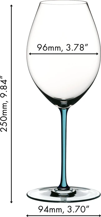 Riedel Fatto A Mano Syrah Rotweinglas türkis