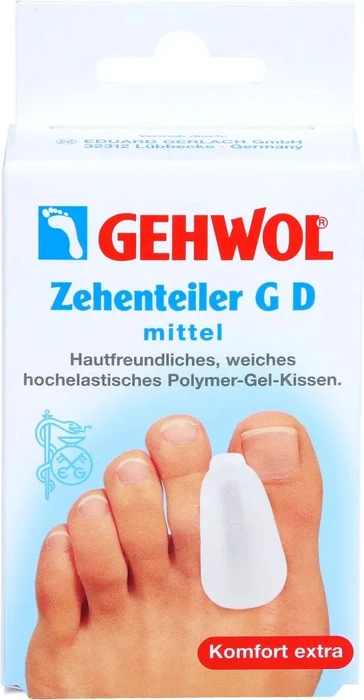 Gehwol Polymer Gel Zehenteiler G D mittel, 3 Stück