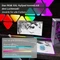 Nyfter Nyfpad RGB Liquid XXL Premium Gaming Mousepad, 900x500mm, Design schwarz/weiß Vorschaubild
