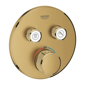 Grohe Grohtherm SmartControl Thermostat mit 2 Ventilen cool sunrise gebürstet