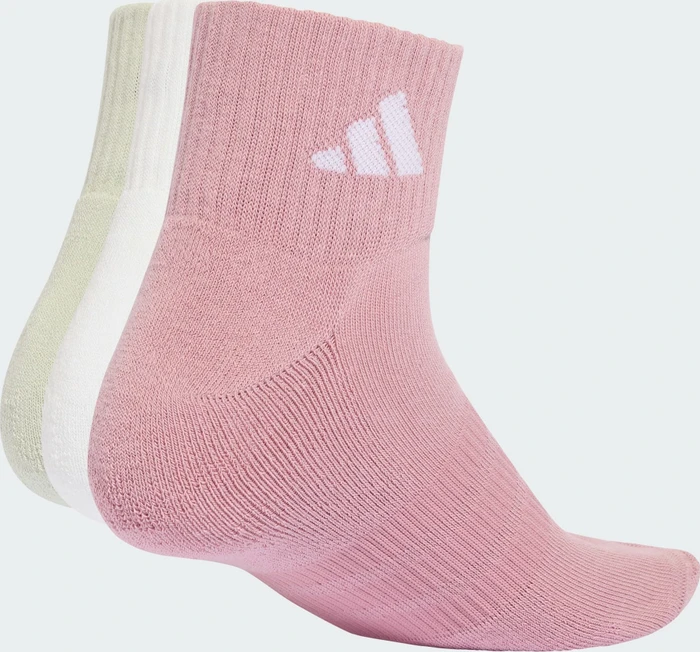 adidas Cushioned Sportswear Ankle Socken magic mauve/white/halo green, 3 Paare