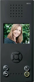 Ritto Video-Freisprechstelle Color Komfort, schwarz, Türsprechanlage
