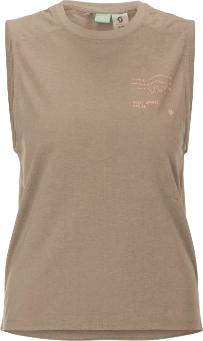 Scott Vertic DRI Trikot ärmellos toast beige (Damen)