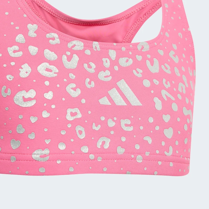 adidas Glitzer Bikini-Set pink fusion (Junior)