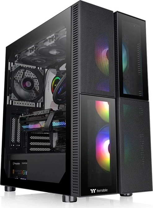 Thermaltake Versa T26 TG ARGB, schwarz, Glasfenster