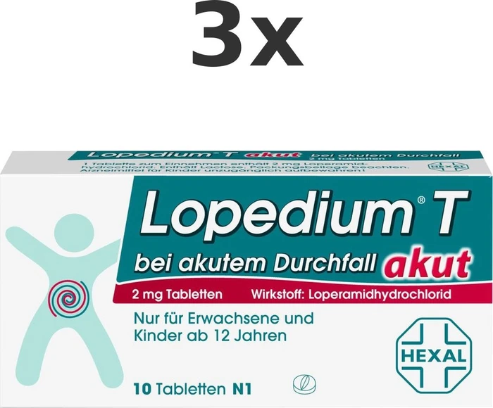 Lopedium T akut bei akutem Durchfall, 10 St