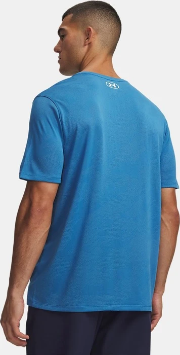 Under Armour Tech Vent Jacquard Funktionsshirt kurzarm aegean blue/white (Herren)