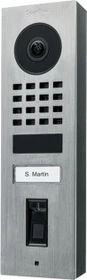 DoorBird D1101FV IP Video-Türsprechanlage mit Fingerprintreader, Edelstahl V2A gebürstet, Aufputz