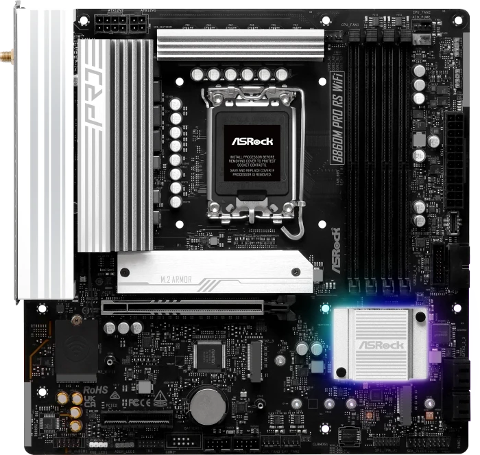 ASRock B860M Pro RS WiFi (Intel 1851)