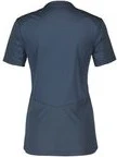 Scott Trail Flow Zip Trikot kurzarm metal blue/dark blue (Damen)