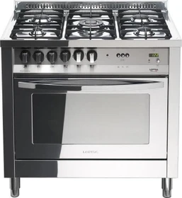 Lofra RAINBOW 90 PLG96MFT/C Elektroherd mit Gas-Kochfeld edelstahl finish