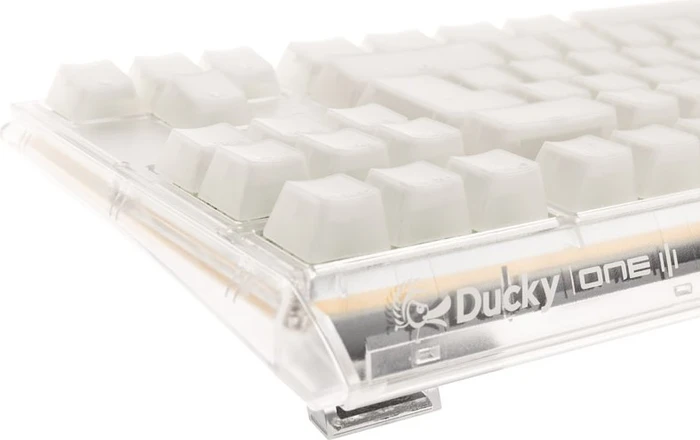 Ducky One 3, Aura White, TKL, LEDs RGB, MX RGB BLUE, USB, DE