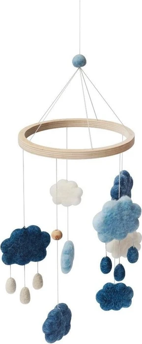 Sebra Filz-Babymobile Wolken