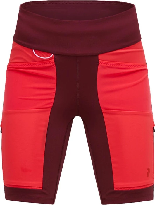 Peak Performance Ascent Track Hose kurz obscure/brilliant red (Damen)