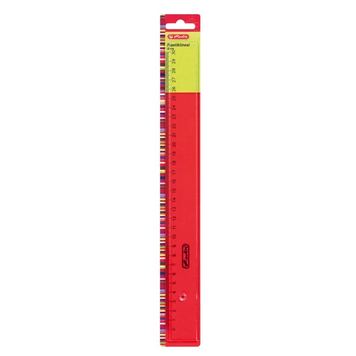 Herlitz Lineal 30cm, transparent