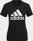 adidas Loungewear Essentials Logo T-Shirt kurzarm schwarz/weiß (Damen) Vorschaubild