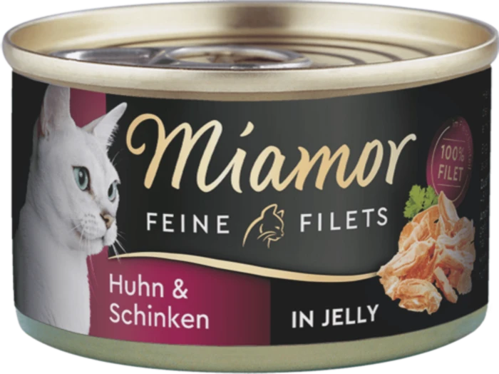 Finnern Miamor Feine Filets Huhn und Schinken, 100g