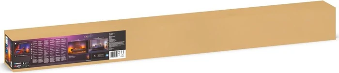 Philips Hue White and Color Ambiance Gradient Signe Floor LED Stehleuchte oak