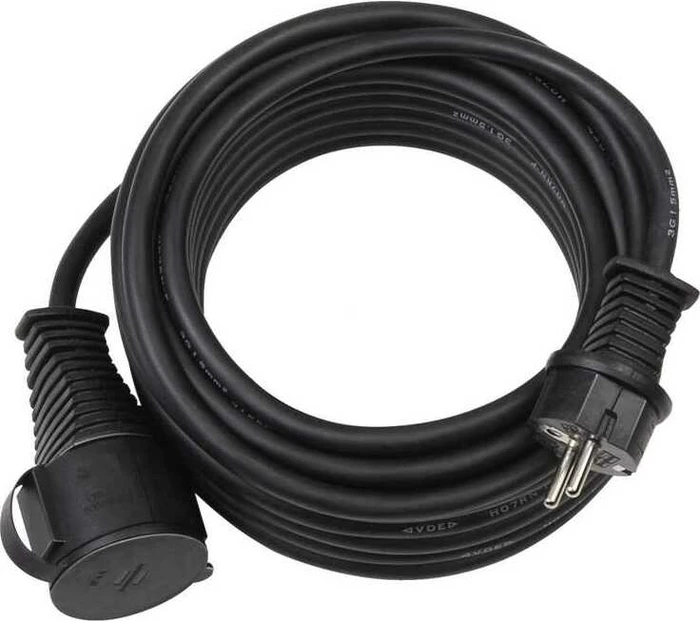 Brennenstuhl Verlängerungskabel IP44 schwarz H07RN-F 3G2.5, 25m