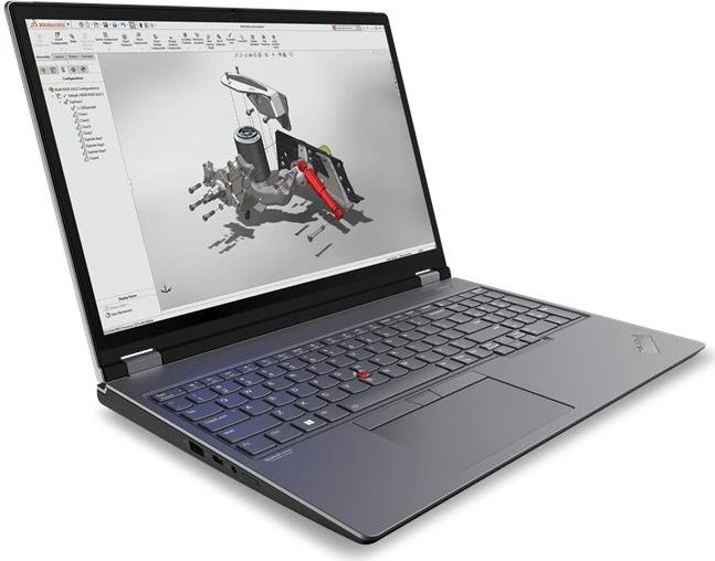 Lenovo ThinkPad P16v G1, Thunder Black, Core i7-13700H, 32GB RAM, 1TB SSD, RTX A500, DE