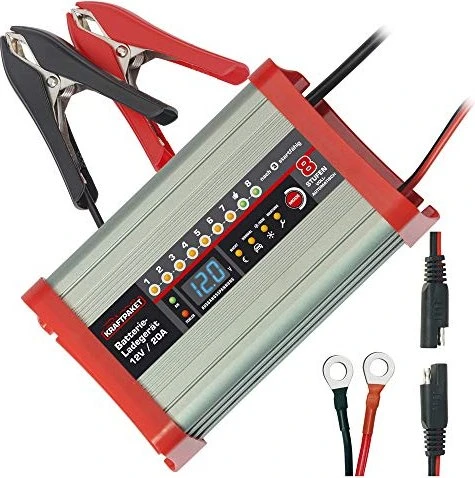 Dino Kraftpaket Batterieladegerät 12V 20A mit Campingfunktion