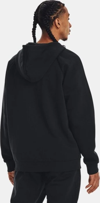 Under Armour Rival Fleece Zip Hoodie schwarz/weiß (Herren)