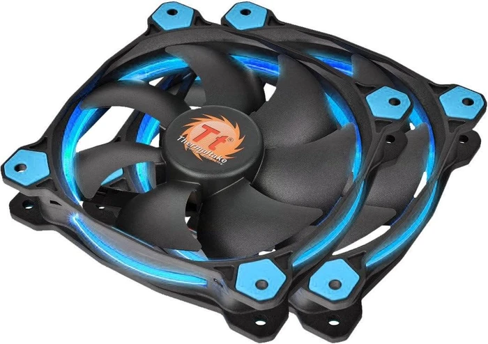 Thermaltake Riing 14 LED blau, 140mm, 2er-Pack