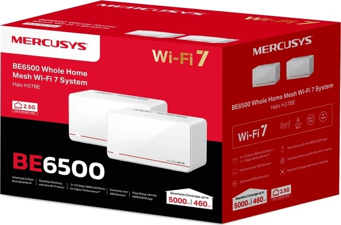 Mercusys Halo H37BE, BE6500, 2er-Pack (H37BE (2-pack))