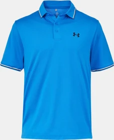 Under Armour Playoff 3.0 Rib Poloshirt kurzarm blue atlantis/white/midnight navy (Herren)