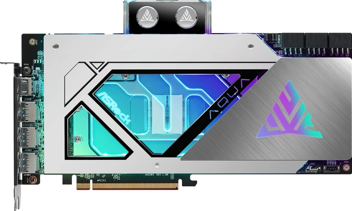 ASRock Radeon RX 7900 XTX Aqua OC, RX7900XTX AQ 24GO, 24GB GDDR6, HDMI, 3x DP