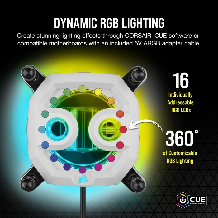 Corsair Hydro X Series XC7 RGB PRO, weiß