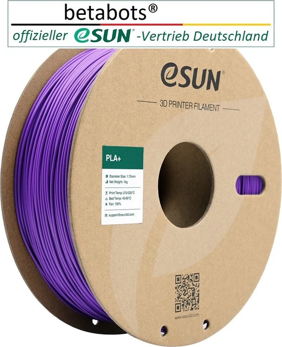 eSUN PLA+, violett, Spule, 1.75mm, 1.00kg